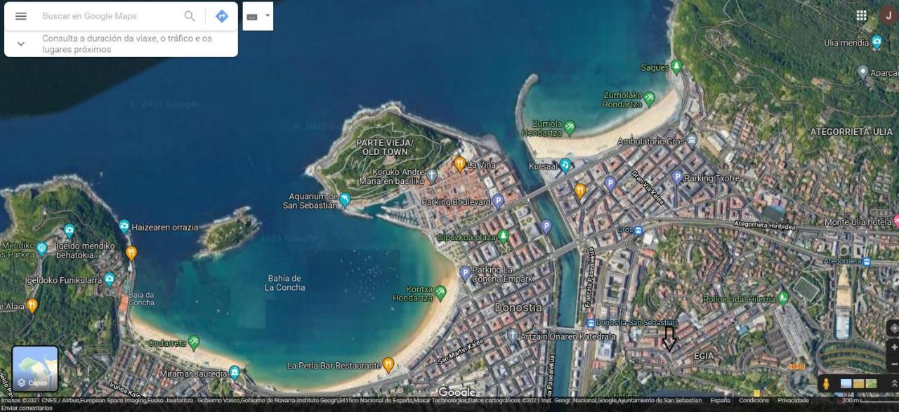 Apartmán Luminoso Atico En San-Sebastian San Sebastián Exteriér fotografie
